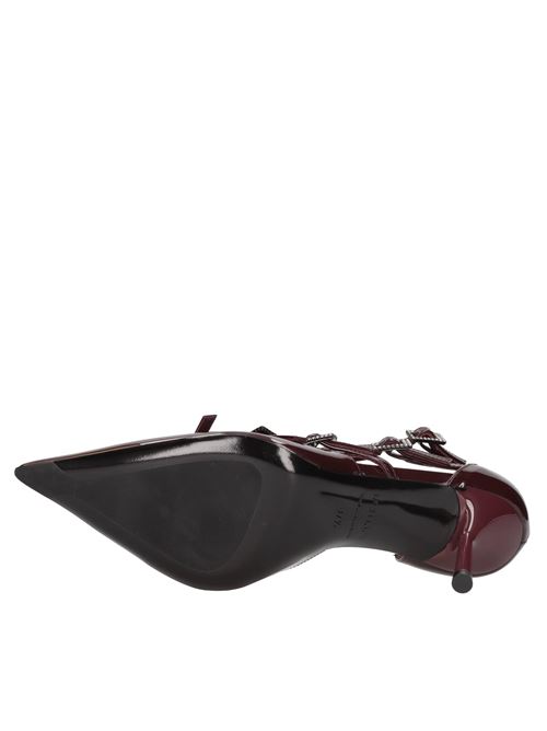 SCARLET model slingback décolleté in patent leather LE SILLA | SCARPA SCARLETCHERRY